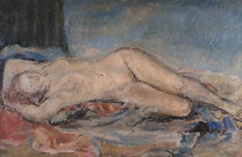 Ethel Walker - Nudo disteso, Reading Museum